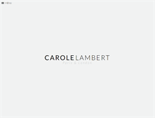 Tablet Screenshot of carolelambert.com